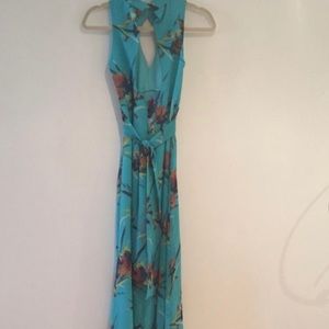 NWOT 2b. Rych Blue Casual Maxi Dress.